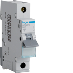 MCBs HAGER MTN 110 B10 MCB 1P6kA B 10 C\r\v\n MotorhomeSC122Q