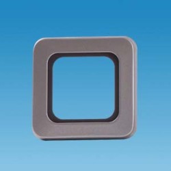 1 Way Surround Faceplate Gun Metal PO275 Caravan Motorhome SC120B13