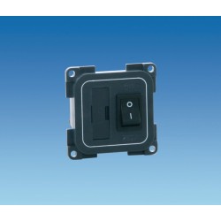 C-Line Fused Spur with 10amp Fuse Dark Grey Caravan Motorhome SC120B15