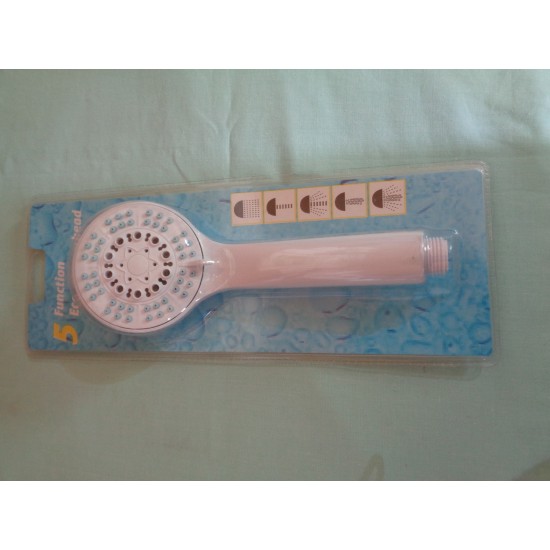 Value Multi Mode 5 Function Eco Shower head White Home Caravan Motorhome SC160R