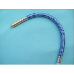 Reich 300mm Blue Flexi Hose Pushfit Connector with O ring for base of tap Caravan Motorhome SC169G