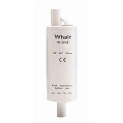 Whale high flow 12v volt DC in line booster Water Pump GP1692 Caravan Motorhome SC205K