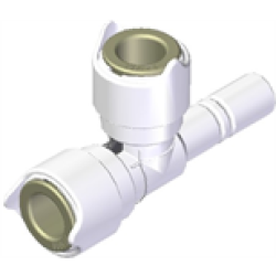 Whale Stem Tee 12mm WU1205B Water pipe fittings Semi Rigid Spares / Parts Replacement Part For Caravan Motorhome SC206R