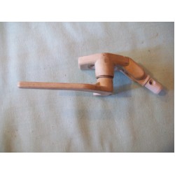 Caravan Window stay lever lock catch GREY right hand to fit 9mm alloy tube type stay USED SC386D