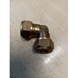 10mm EQUAL ELBOW BRASS COMPRESSION GAS CX-10-94A2
