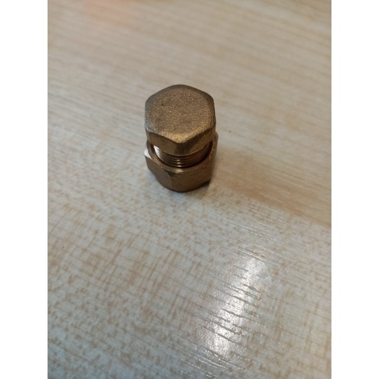 10mm Stop End UK Compression Brass CX-10-94A6