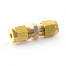 1/4 x 1/4 WADE Brass Gas compression Straight Coupler CARAVAN MOTORHOME CONVERSION scCXIM-95A2