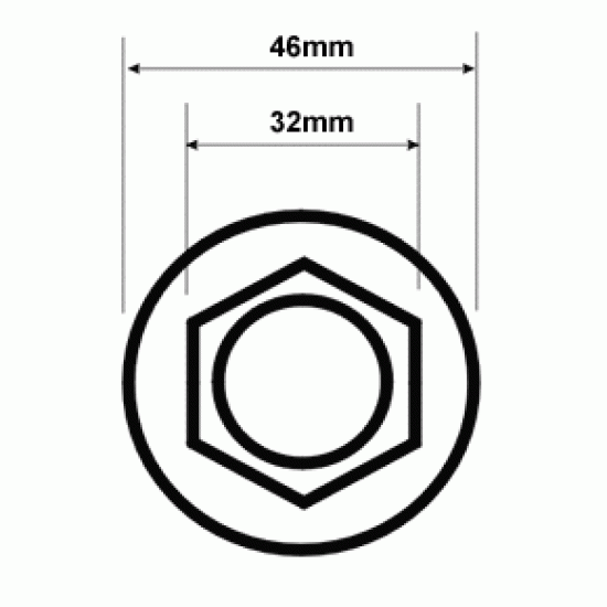 BPW 32mm One shot nutHub flange nut Euro 06/98 onwards BPW Chassis Locknut 02.5273.36.00 SC280B