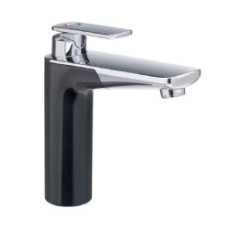 Reich Vektor Single lever Tap Chrome & Black c/w microswitch Caravan Motorhome SC165M3