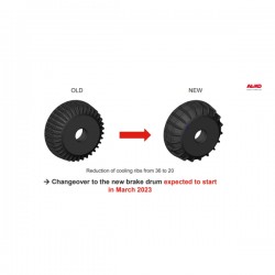 AL-KO ALKO 586450 Brake Drum 112 x 5 Stud SFL bearing 1932110 39/72x37 2051 brake size casting 583928 or 638624 SC296A6