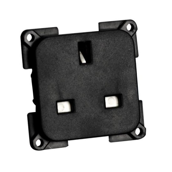 C-Line Black 13amp Socket Caravan Motorhome sc120B16