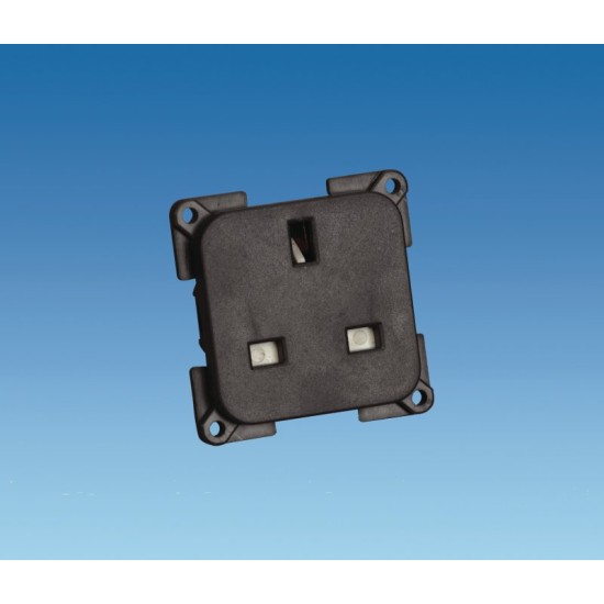C-LINE 13amp Socket PO250 Black Caravan Motorhome sc120B22