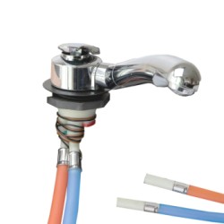 Reich Twist Tap Chrome Right hand 38mm thread Caravan Motorhome SC161BR