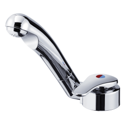 Reich Chrome Ceramic Twist 39mm Tap with right hand swing grip Caravan Motorhome sc161P