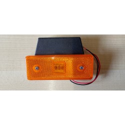Side marker light LED orange with reflective device and a holder bracket mount Caravan Trailer sc195P1