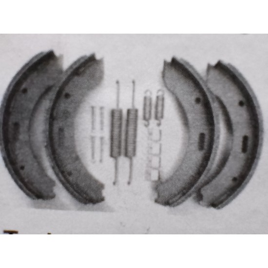 Genuine ALKO / BPW Brake Shoe Kit for one Axle 170 x 40 two sets of brake shoes, for BPW brakes Caravan Trailer sc360PAT3