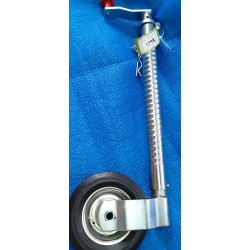 Jockey Wheel assembly 48mm Ribbed stem Caravan trailer sc364C1