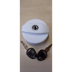 FAWO Water Filler Replacement Locking Cap White with lock cylinder & keys sc494E2