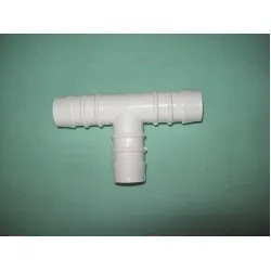 White Nylon 3 Way T Hose Connector 19mm ¾ SC442
