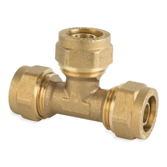 10mm Compression Equal Tee Flowflex EN1254-2 CX-10-94A5
