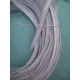 White Screw Cover Herzim Strip curved infill 17mm wide Per 1 Mtr Caravan Motorhome SC247U