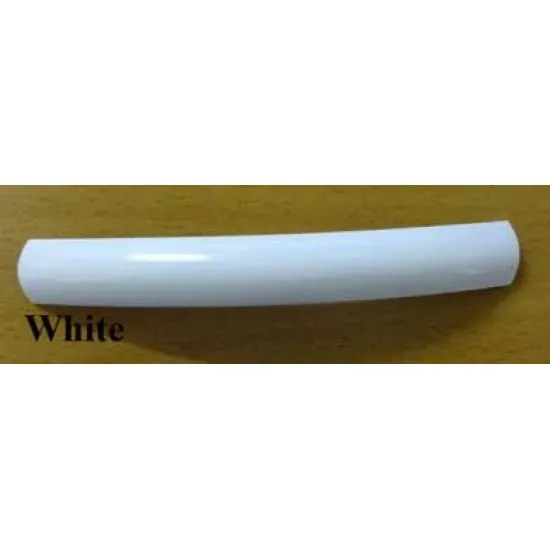 White Herzim Screw Cover Strip infill 12mm wide curved Caravan Motorhome SC247E