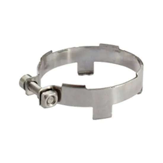 Truma Exhaust Duct clip Stainless Steel With screw fastener for 55mm stainless piping 34020-14200 SC220
