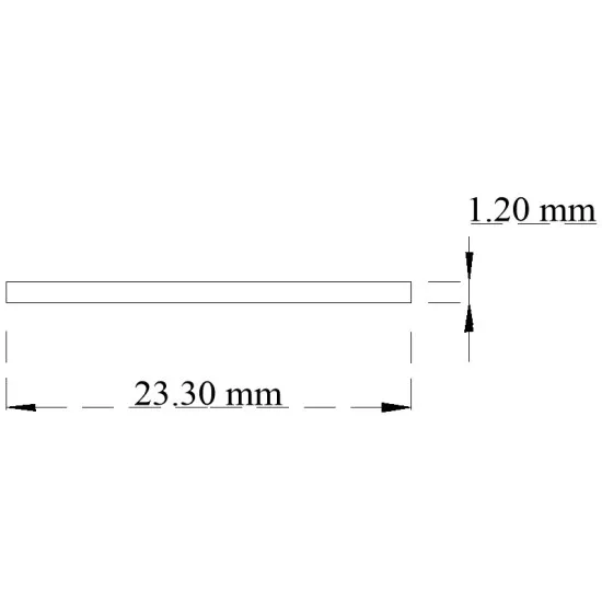 Caravan Double Glazed Window filler Seal WHITE PVC Insert 23 mm wide per mtr windows Motorhome Conversion Equestrian SC252B