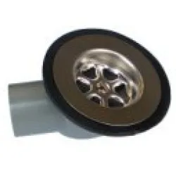 thumbnail image 2 of 1 1/4" To 3/4" Straight Sink Waste With Plug – For Caravan / Motorhome (UK Made, Model 82064) 2 of 5