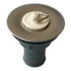 Sink Drain waste 3/4 " Straight Stainless Steel Top with Plug SC423L