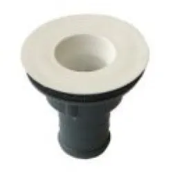 Sink Drain waste 3/4 Straight Plastic White Top No plug SC423M
