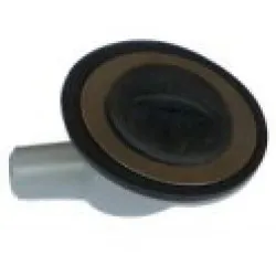 Sink Drain waste 1 1/4 - 3/4 45 deg angled stainless steel top with plug SC423S