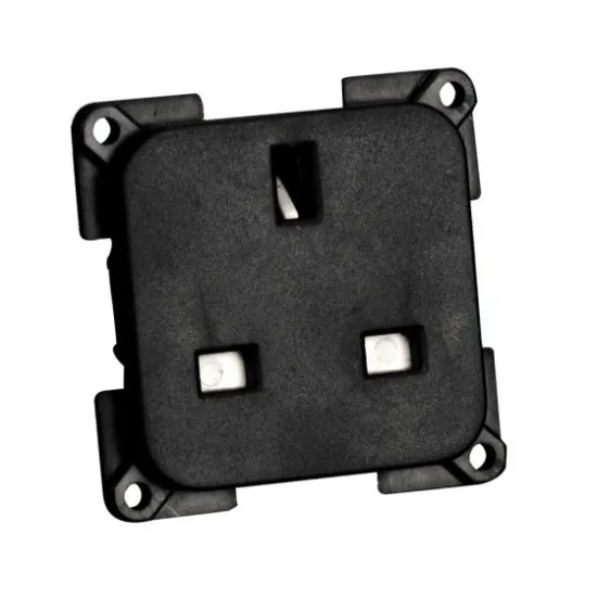 C-Line Black 13amp Socket Caravan Motorhome sc120B16