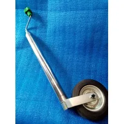 Jockey Wheel 48mm Smooth Long Stem 180 x 48mm sc364C2
