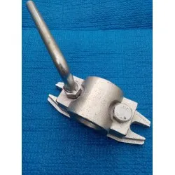 Kartt Jockey Wheel Clamp Heavy Duty cast 48mm Ribbed Caravan Motorhome sc364D4
