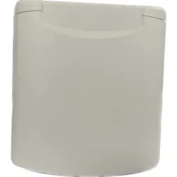 Fawo White Multi-Function flush outlet with UK socket Satellite 12v sc375K