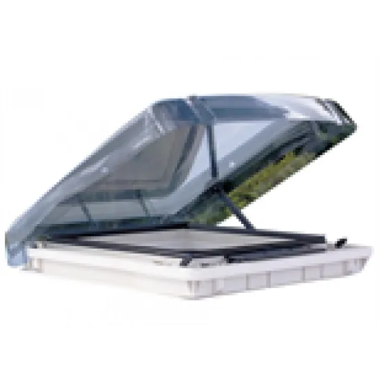 Remis Vario 2 400 x 400mm 35mm depth Roof Light with wind up handle Flynet fly Screen Caravan Motorhome SC242E1